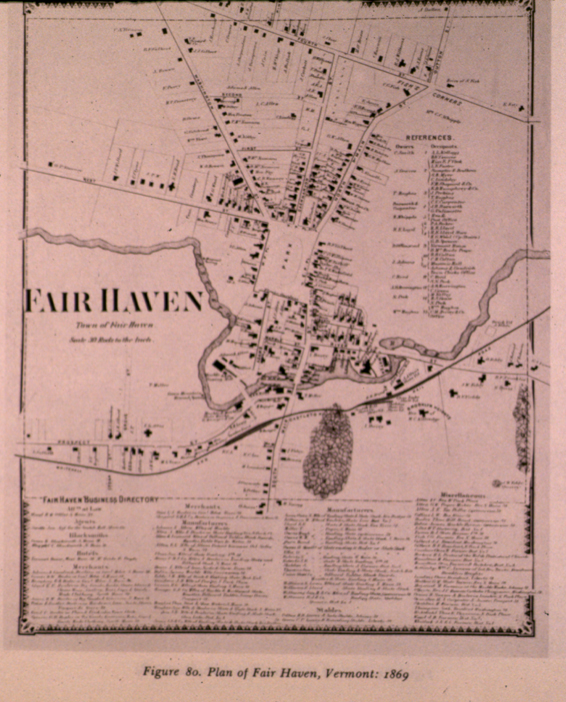 Fairhaven, VT, map 1869.