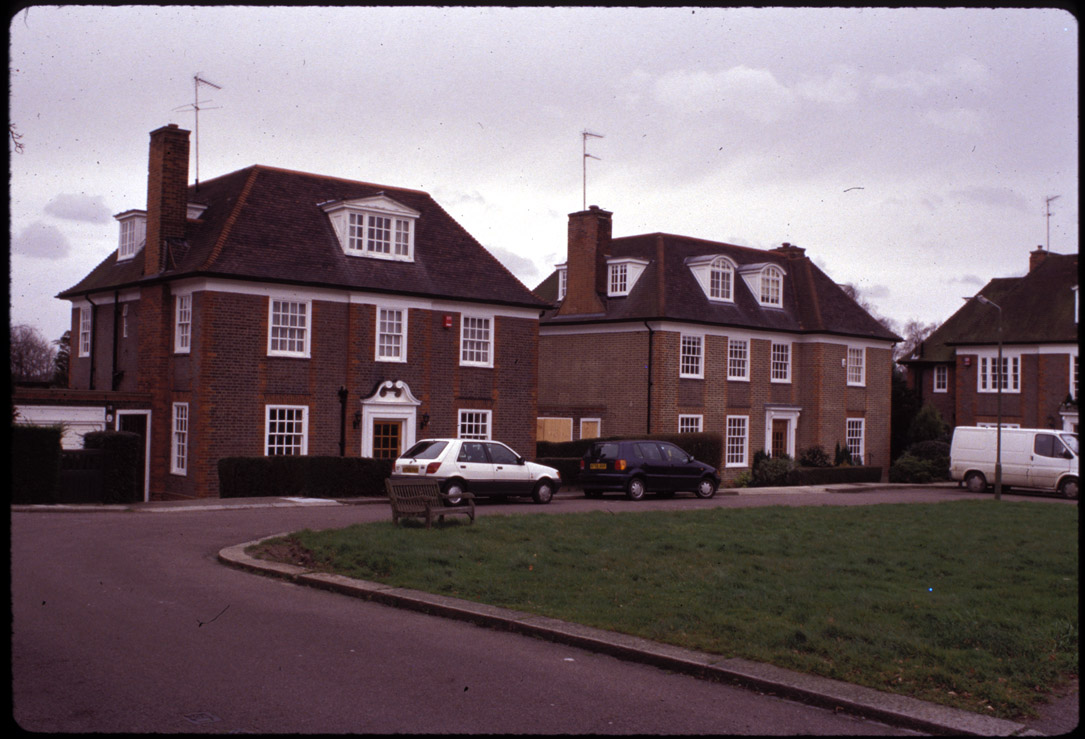 Hampstead Garden Suburb, London-single family homes, March 1999.