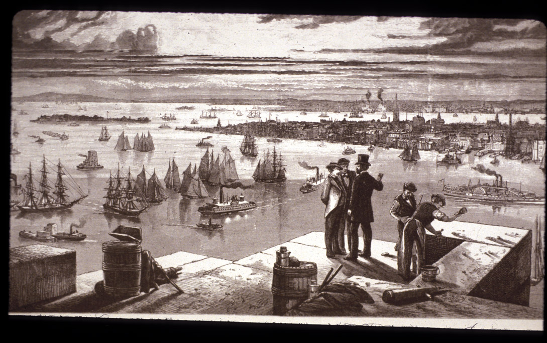 Manhattan-Brooklyn Ferry (c. 1873 view).