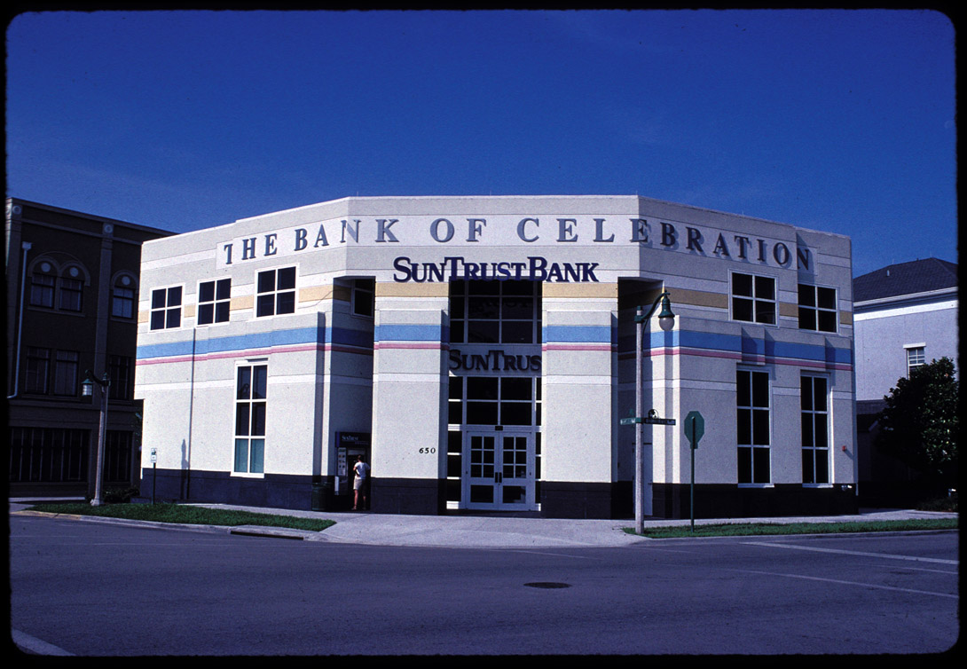 Celebration, Florida, Pelli Bank, 6/99.