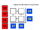 Math Blocks Puzzle 1 Math Blocks Puzzle 1
