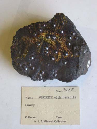 geothite and hematite.