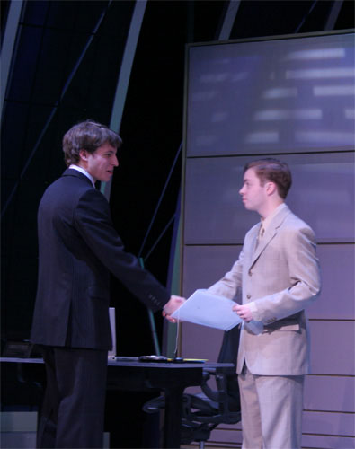 Adam Miller (Lowell) and Kenny Roraback (Simon).