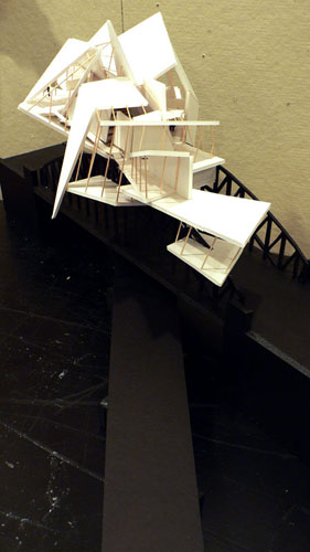 A longer view of the final model.
