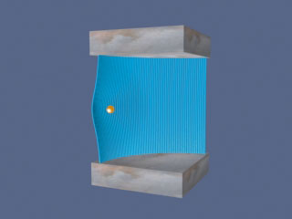 Charge Moving in a Magnetic Field (Front).