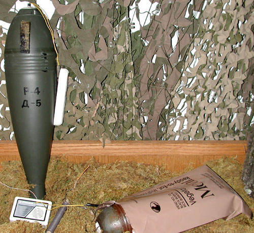 Improvised explosive devices (IEDs).