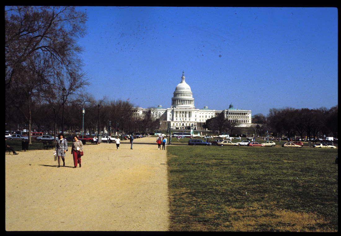 Washington, D.C., Approaching the Capitol.