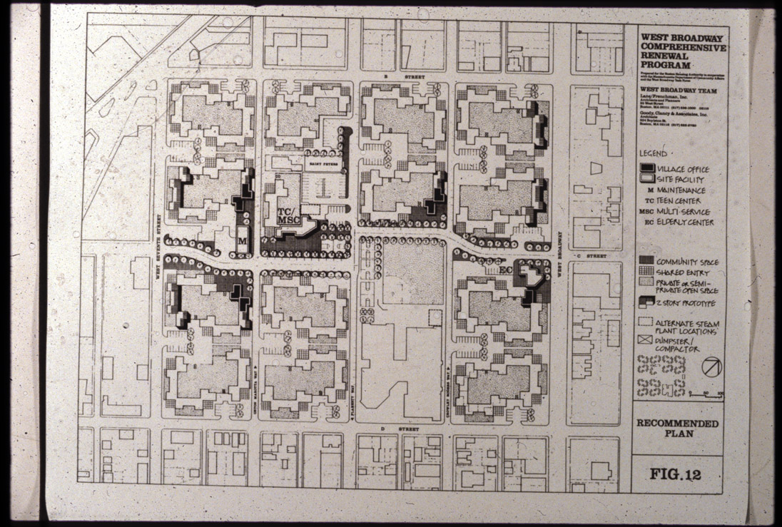 West Broadway, proposed rehab plan, c. 1981.