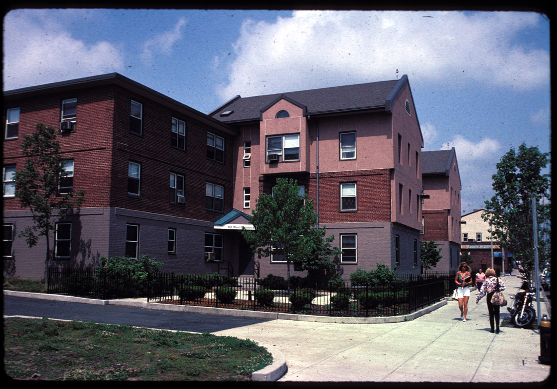 View of Phase 3a W. Broadway roofs, 6/92.