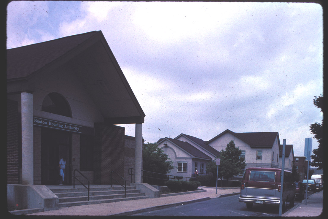 W. Broadway, suburbanesque management building, 1992.