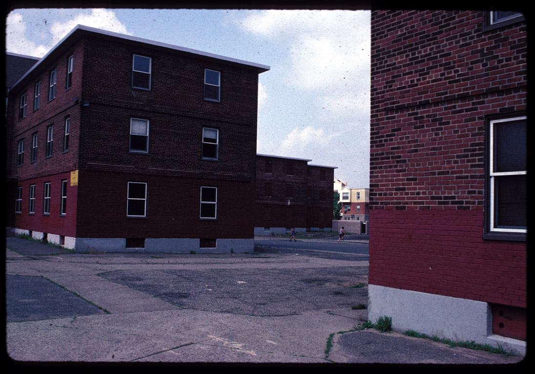 W. Broadway, glimpse of new promise from old section, 6/92.