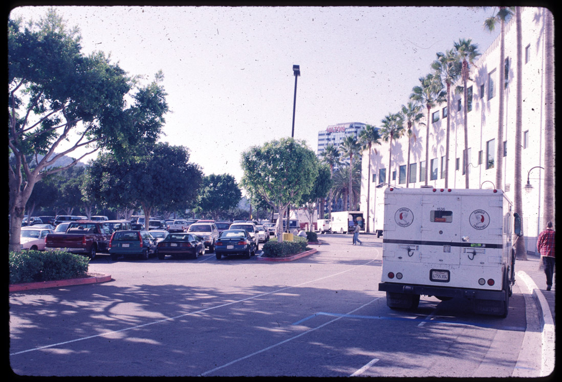 Los Angeles, backside parking lot of City Walk.