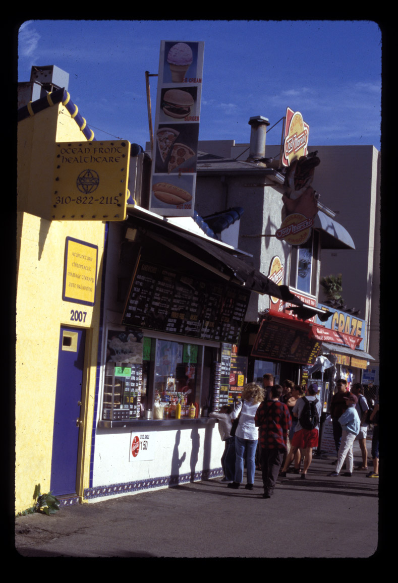 Venice Beach, CA, fast food/health 11/98.