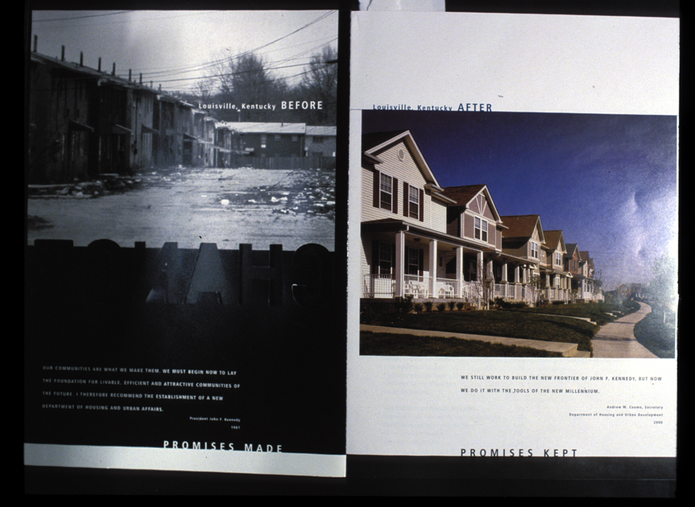 HOPE VI, Louisville before and after.