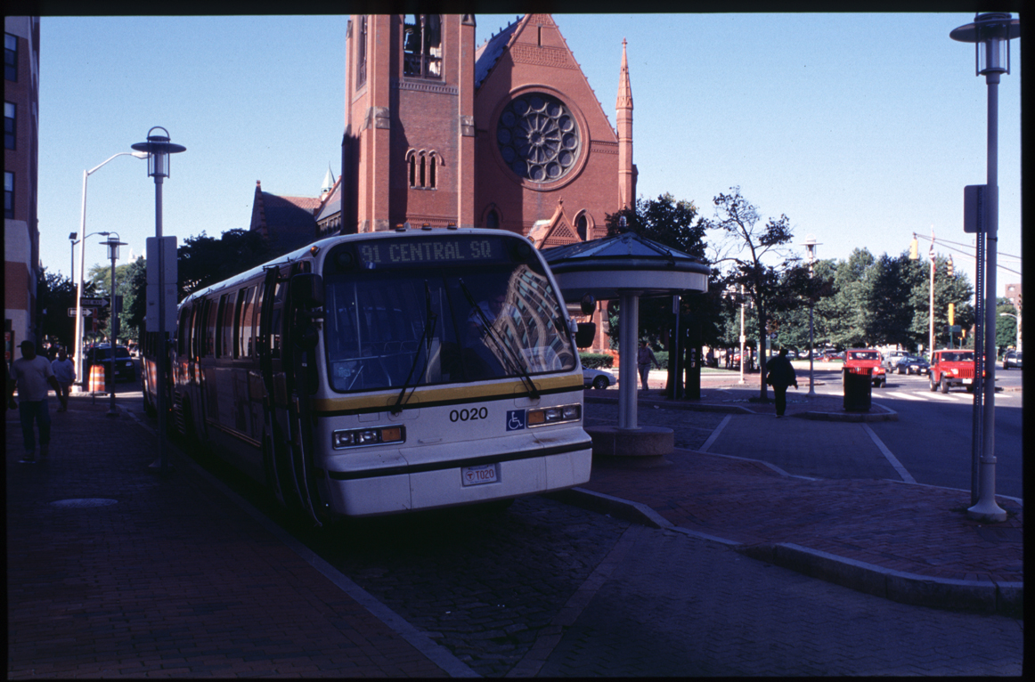 Central Square, Cambridge 9/01 - as major bus terminus.