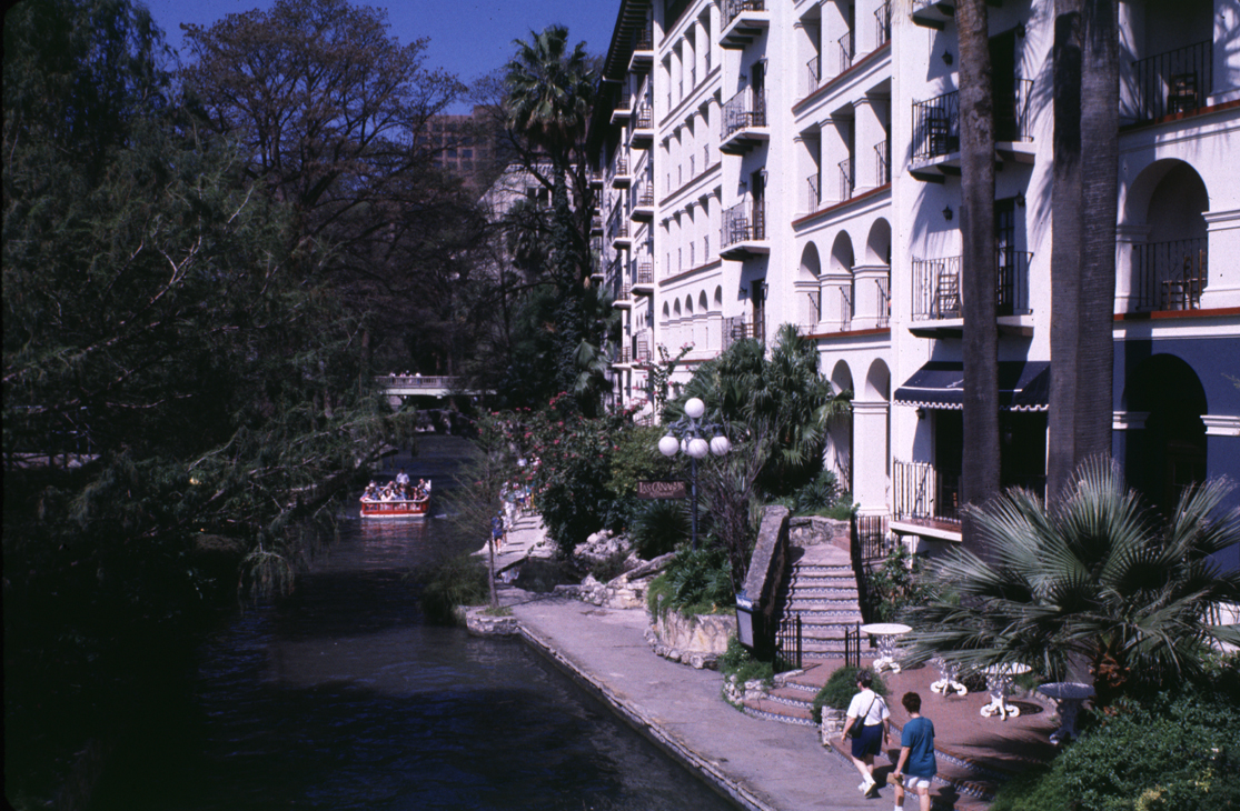 San Antonio Riverwalk, March 1994.