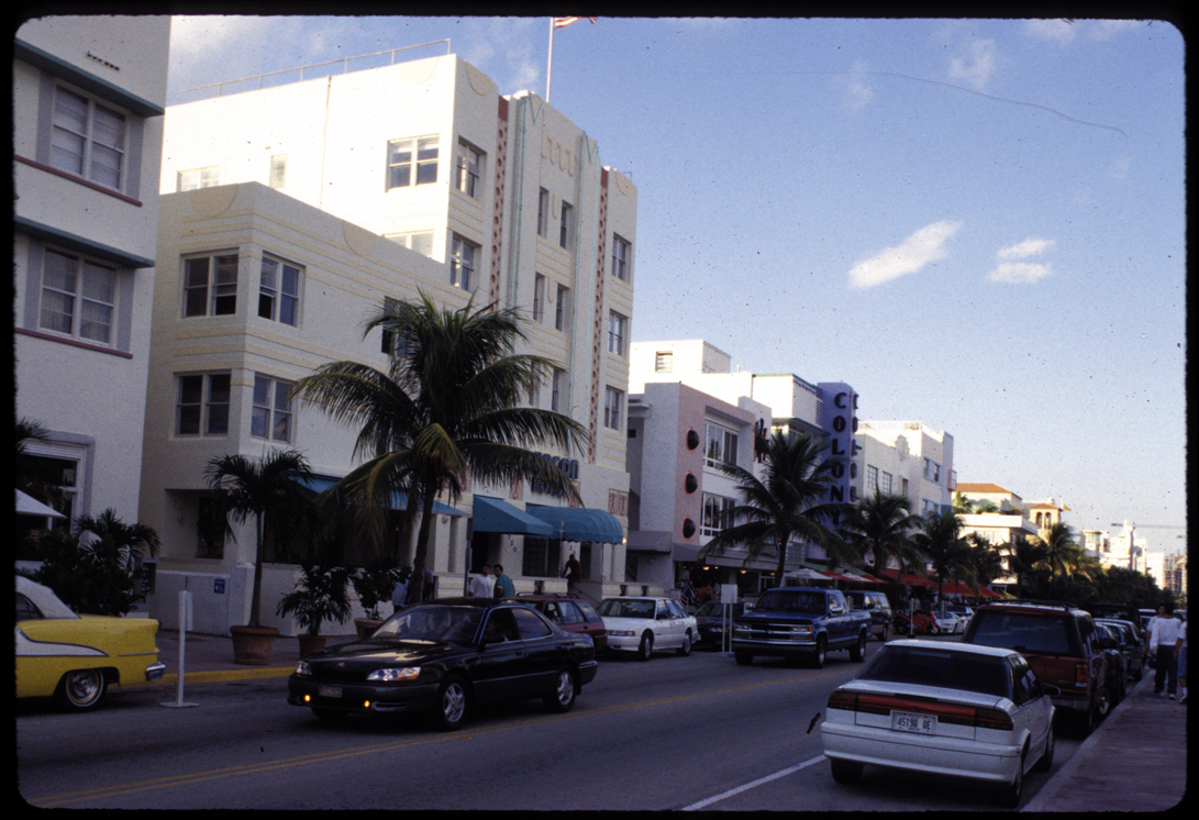 Miami, South Beach seafront, Nov. 1997.