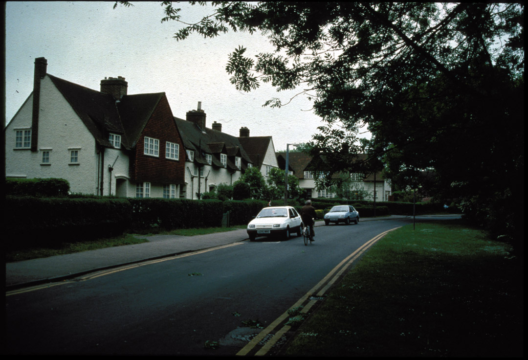 Letchworth- Rushby Mead Housing, 1911-12, street view 1993.