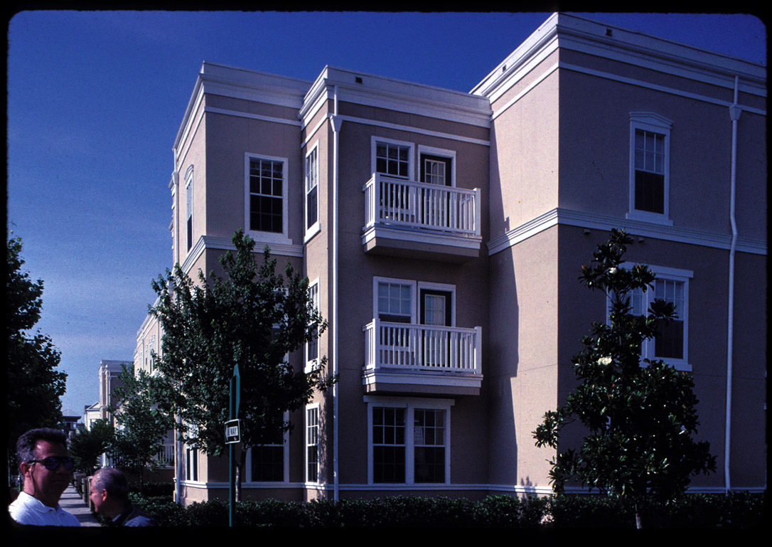 Celebration, Florida, apartment house, 6/99.