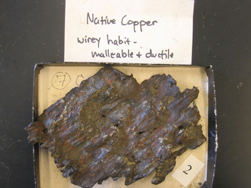 native copper.