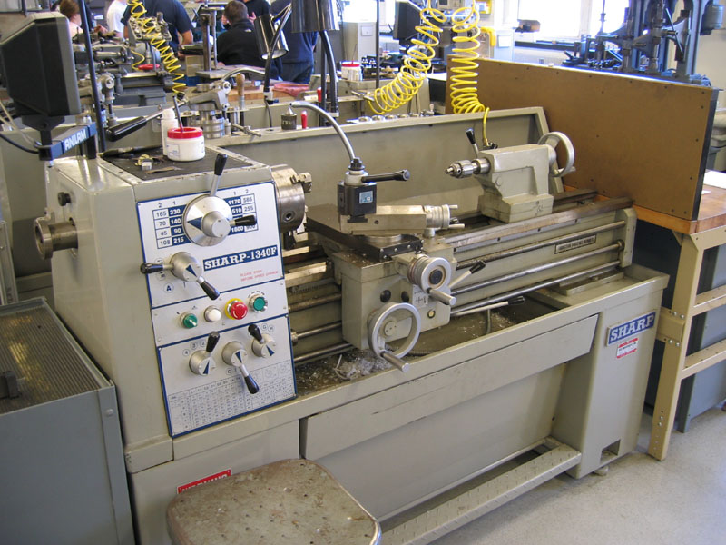 Conventional lathe.