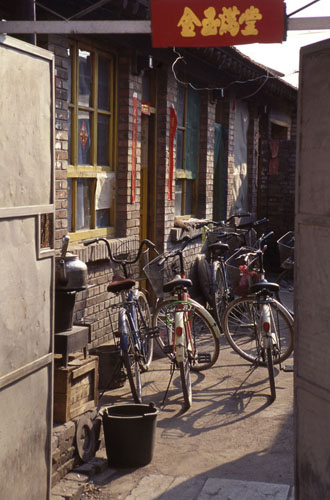 ͺһСԺ[Alley in a residential district.]