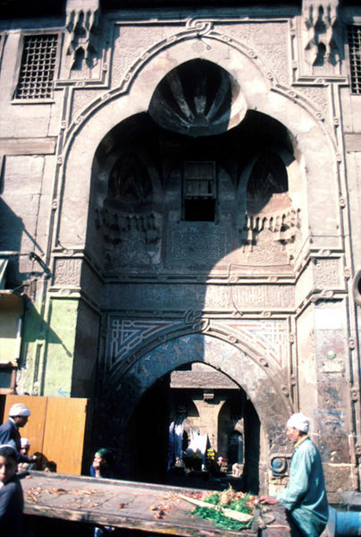 Portal of the Wikala.