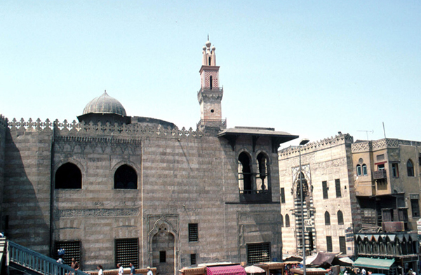 General view of the Madrasa and Khanqah from al-Azhar overpass.