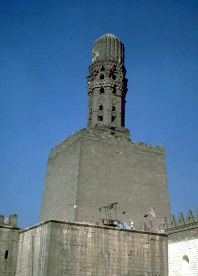 The Northwest encased minaret of al-Hakim.