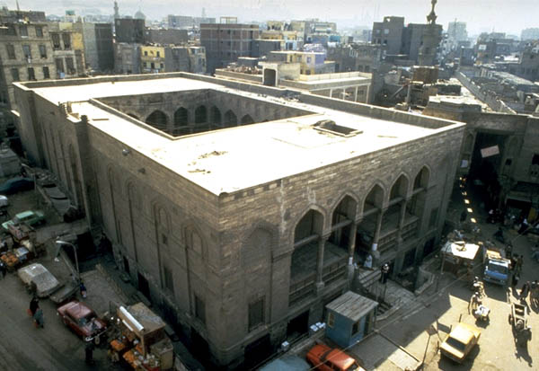 Aerial view of al-Salih Tala'i` mosqu.