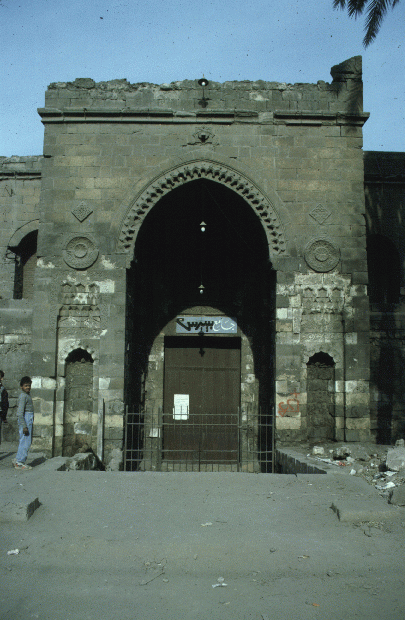 The western portal of the Mosque.