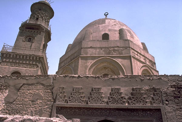 Dome and minaret of the mausoleum of Qalawun.