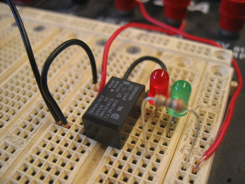 A simple relay circuit.