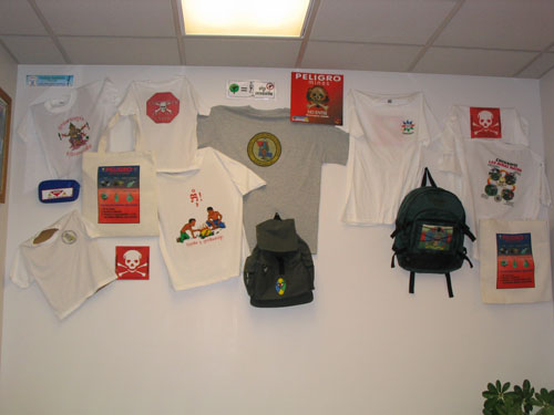 Mine Risk Education (MRE) materials.