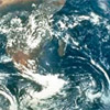 Satellite image of the Earth.