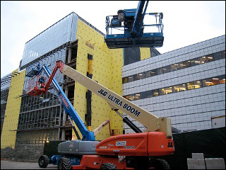 Image of a building extension under construction.