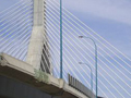 Photograph of Boston and the Zakim Bridge.