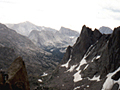 A photogrpah of the Cirque of the Towers, Wind Rivers Range, Wyoming.
