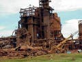 Photo of Gramercy Works Alumina Plant Explosion.
