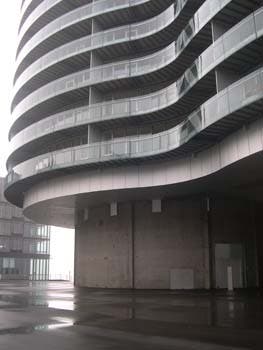 Housing in old grain silos.