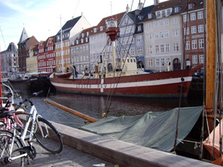 Nyhavn canal in Copenhagen, Denmark.
