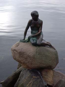 The Little Mermaid statue.