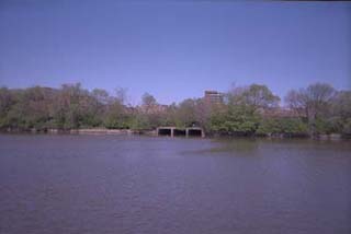The Anacostia River in Washington, DC.