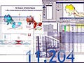 A montage of screenshots from Excel and Arcview.  