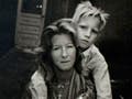 A photo of a mother and her child.
