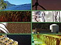 Images showing different sources of energy.