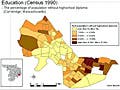 Geographic Information System map of Cambridge, Massachusetts.