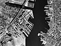 The Charlestown Navy Yard viewed from above.