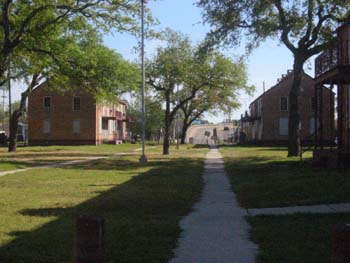 The Lafitte project sits beside the highway.