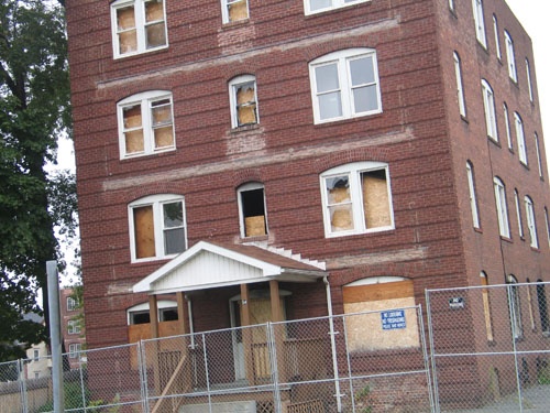 Abandoned building.
